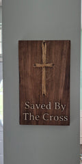 Saved By The Cross Wall Decor
