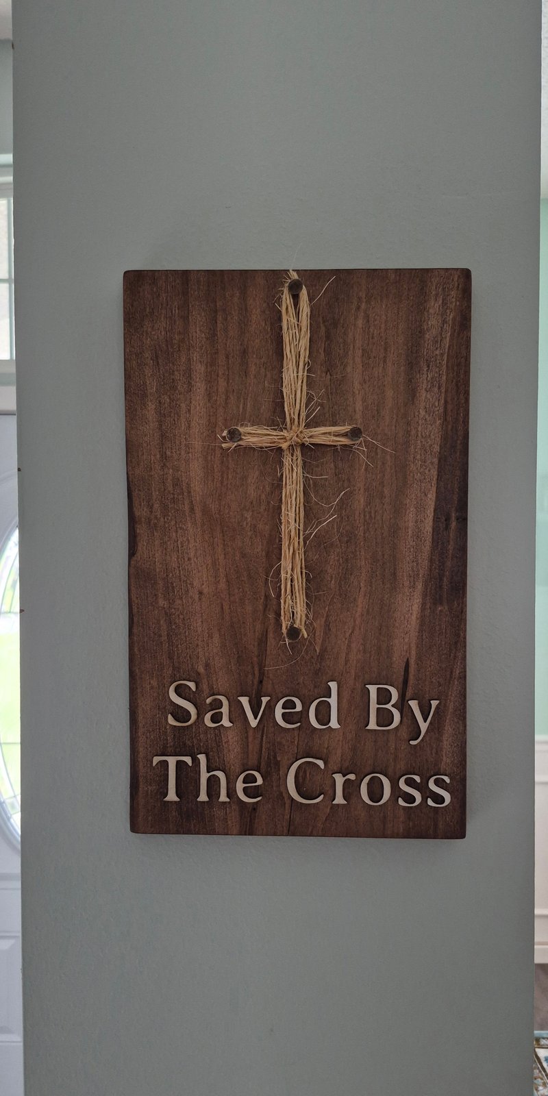 Saved By The Cross Wall Decor