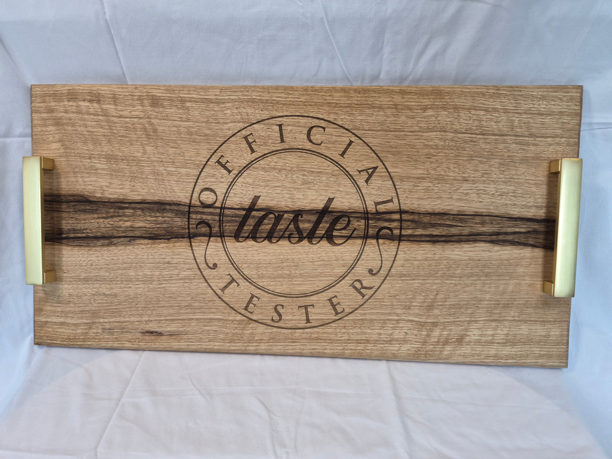 Handcrafted Hardwood Charcuterie & Serving Board | Optional Custom Engraving