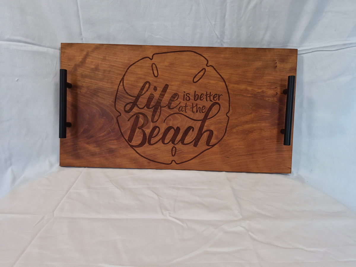Handcrafted Hardwood Charcuterie & Serving Board | Optional Custom Engraving