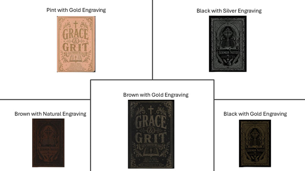 Engraved Sermon Notes Journal — 100 Pages
