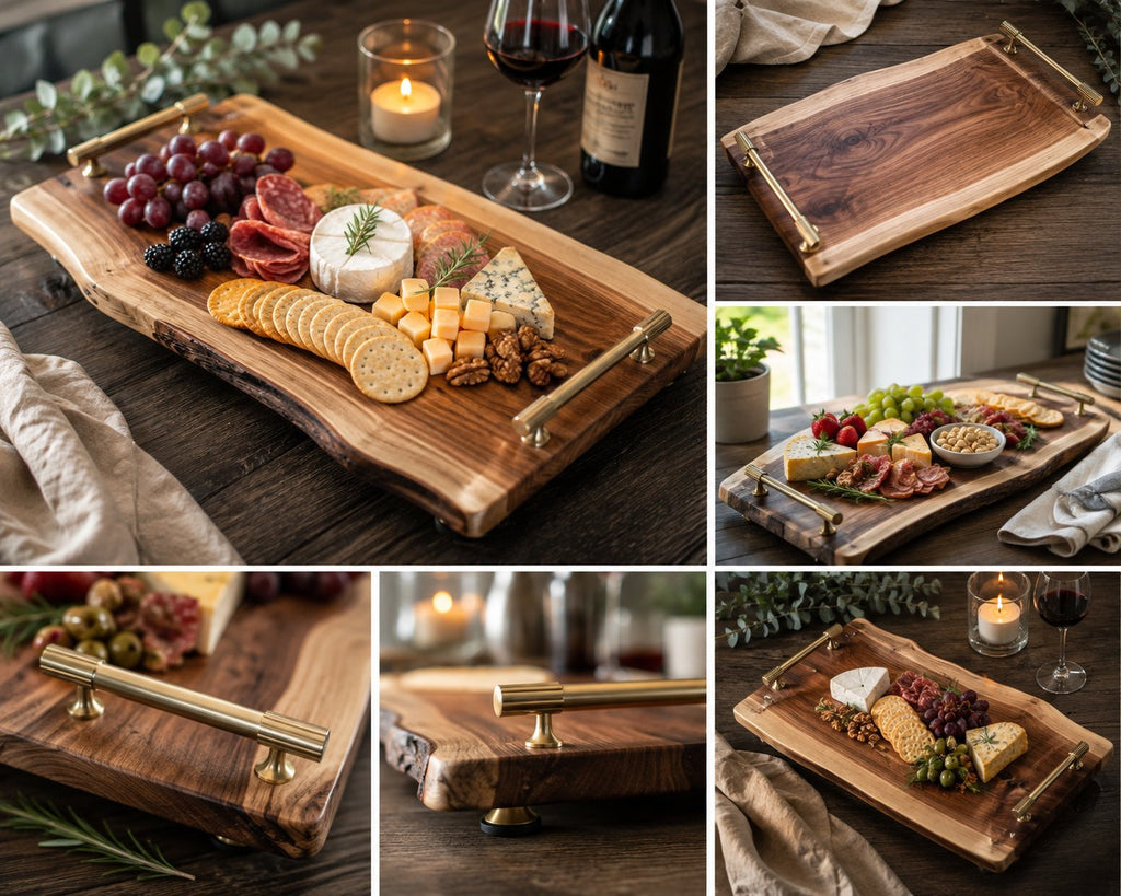 Handmade Live Edge Charcuterie Board