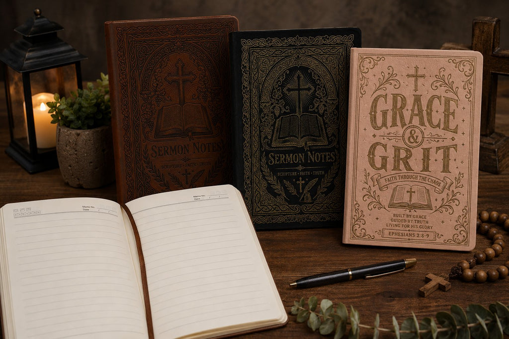 Engraved Sermon Notes Journal — 100 Pages