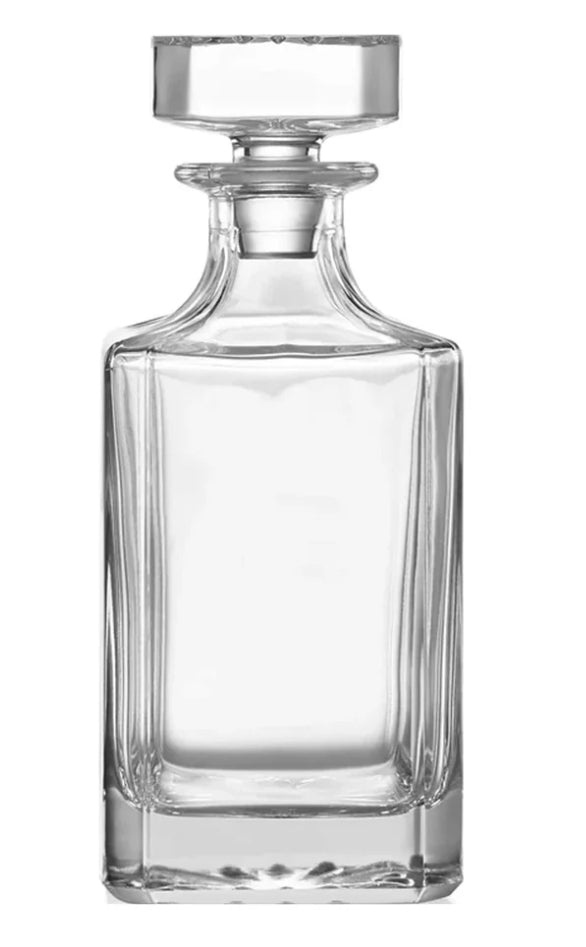 Custom Engraved Whiskey Decanter & Cocktail Smoker Set | Personalized Barware