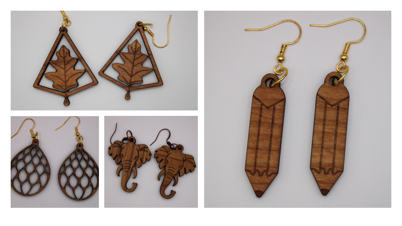 Wood Earrings